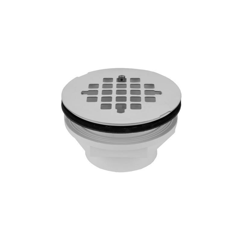 Jaclo 86560-SB No Caulk Shower Drain - Satin Brass