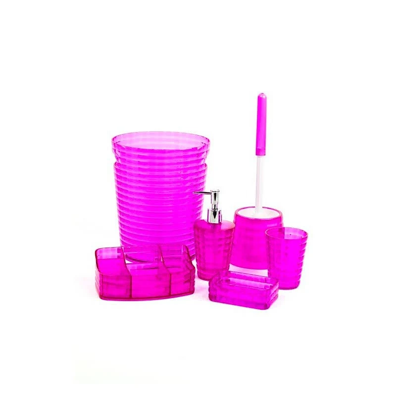 Gedy GL6081-76 Glady Pink Bathroom Accessory Set