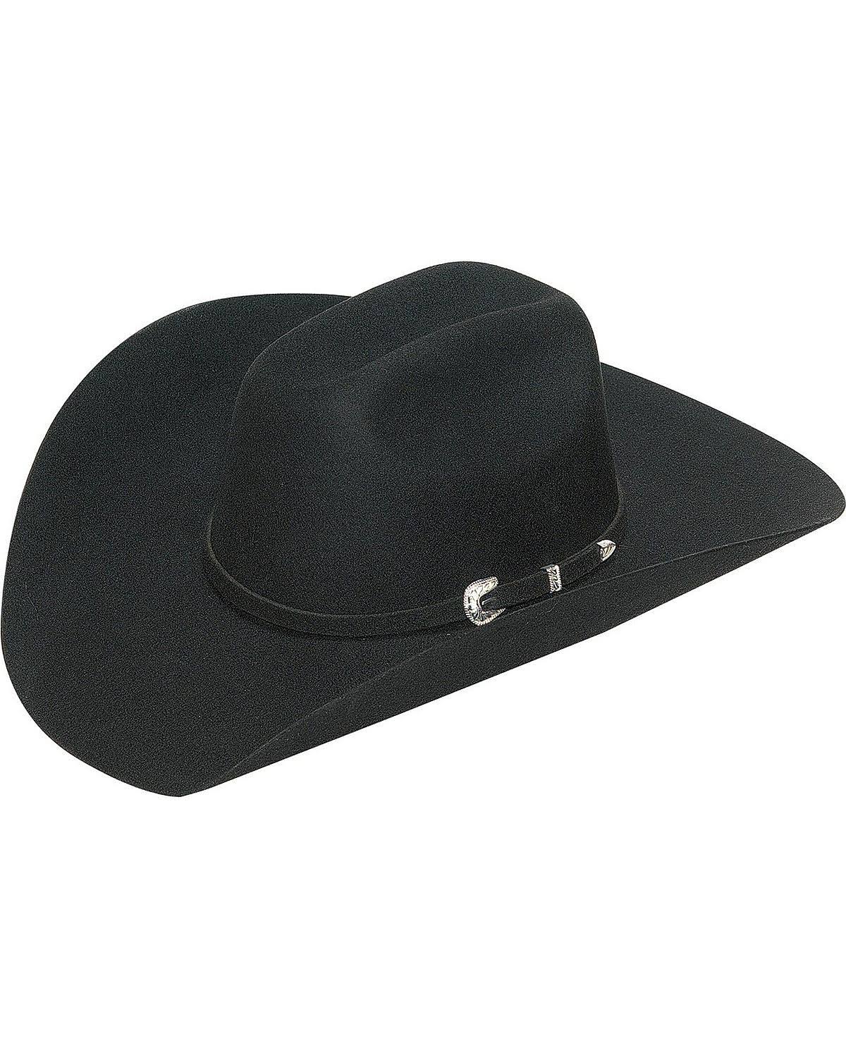 Twister Adult Laredo Wool 3X Black Cowboy Hat