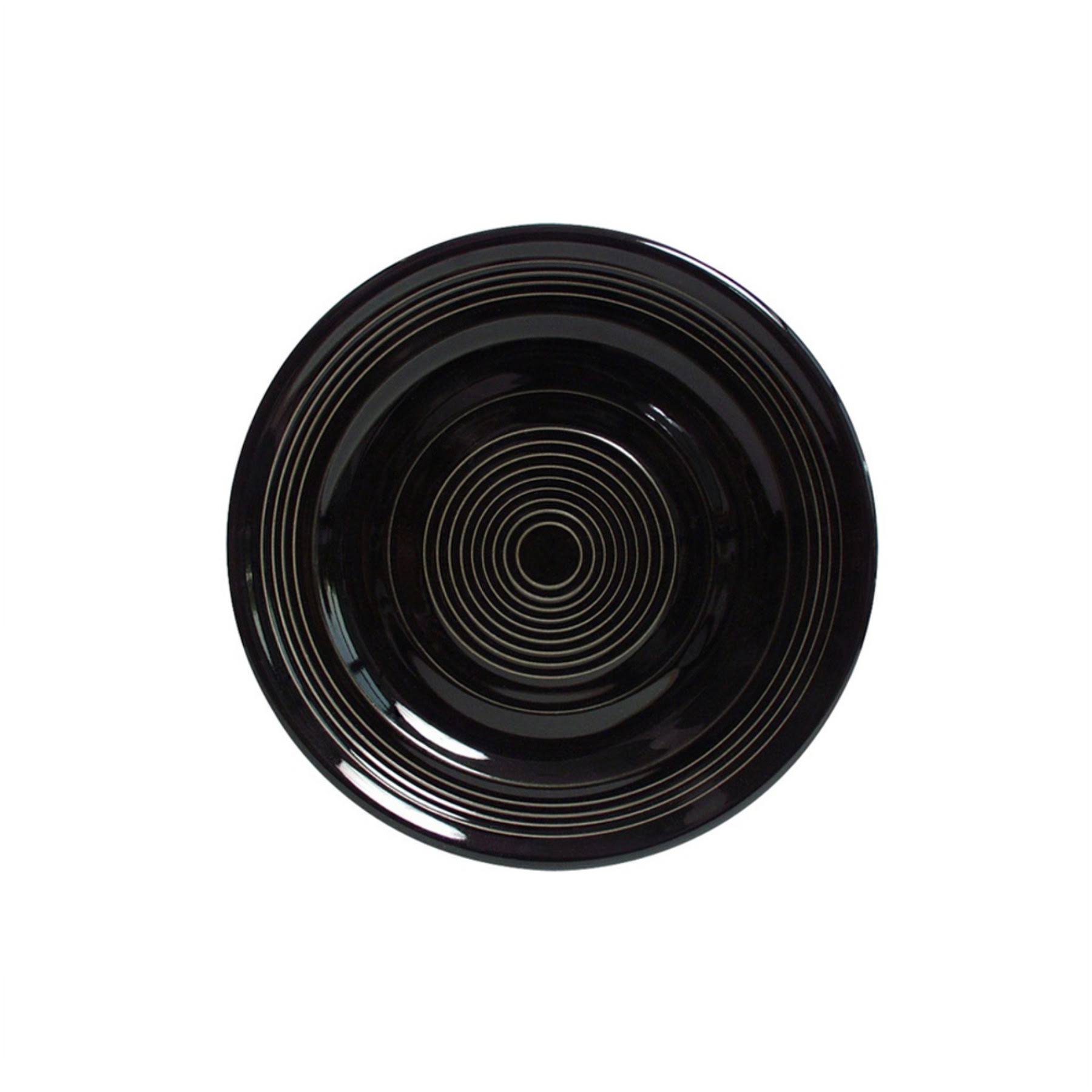 Concentrix 9 inch Round Plate Black,Case of 24