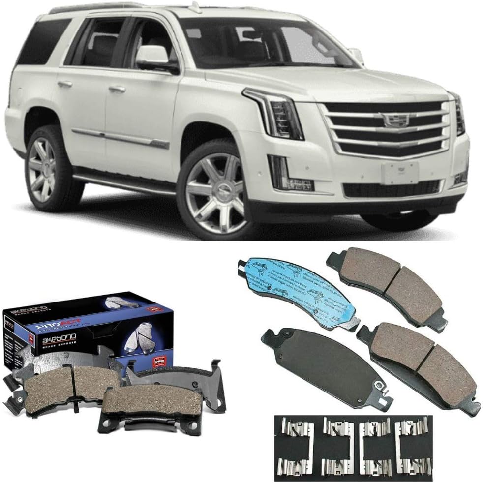 Akebono ACT1363 Proact Ultra Premium Ceramic Disc Brake Pad kit , GREY