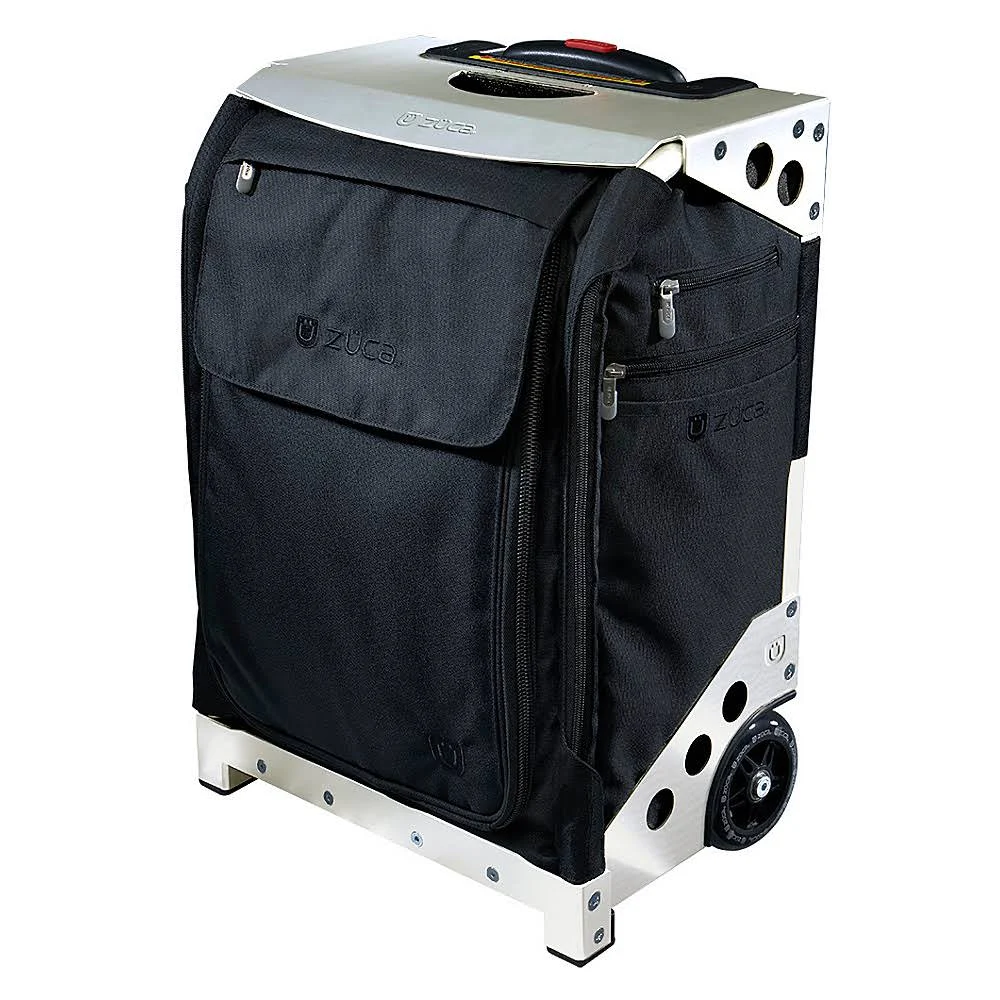 Zuca Flyer Travel - Silver Frame Black