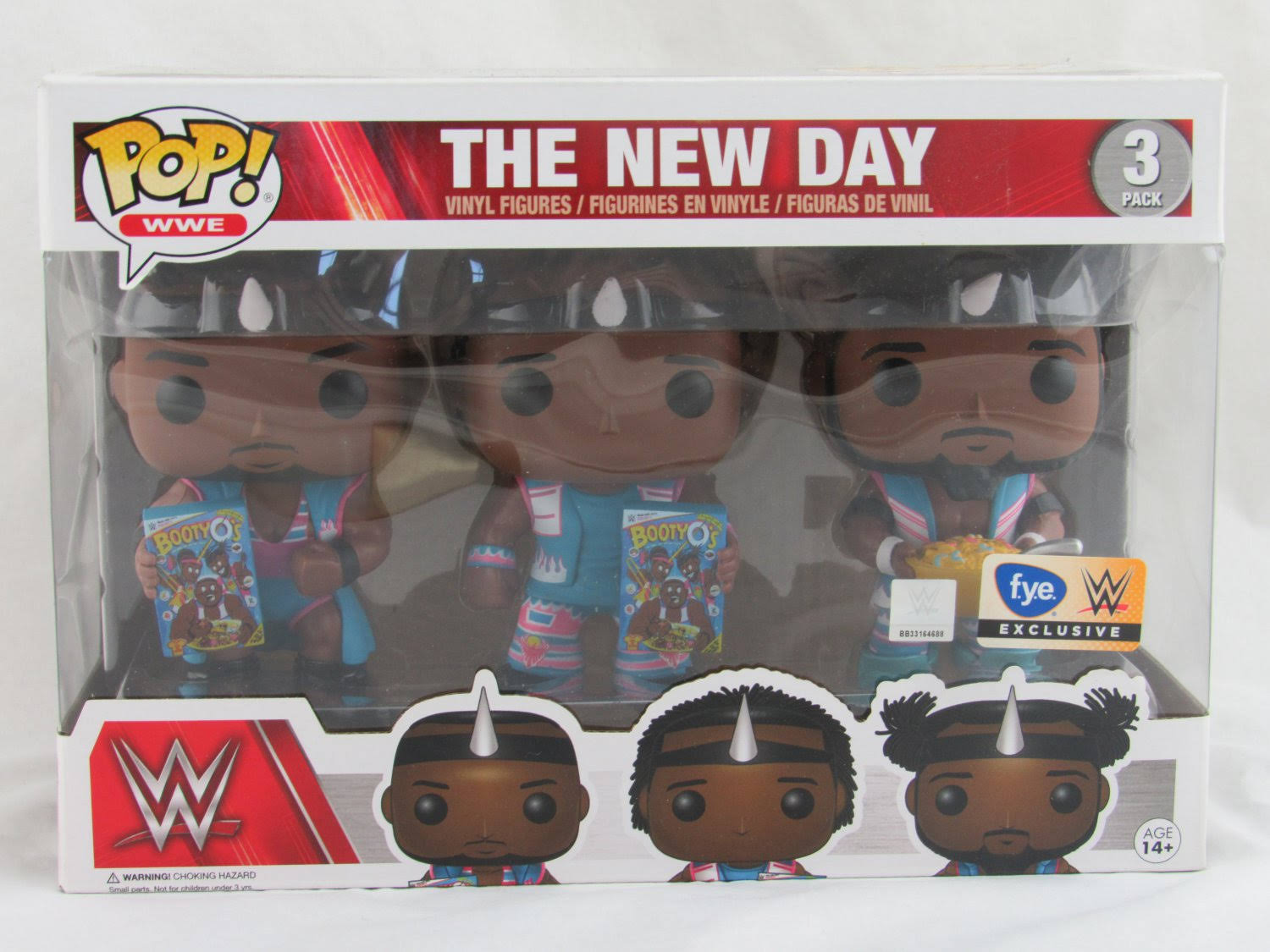 WWE Funko Pop! The New Day (3-Pack)