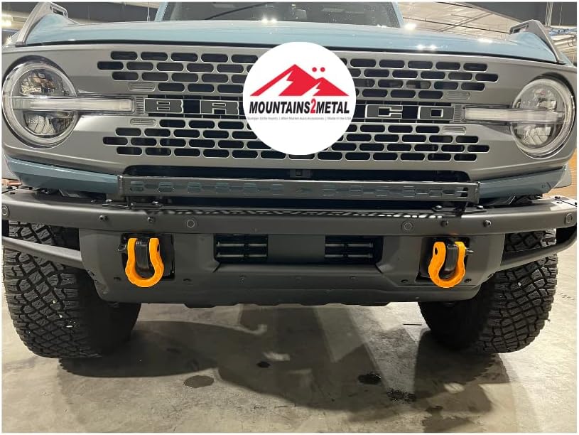 M2M Bumper Accessory Bar Fits 2021+ Ford Bronco with Factory Modular Bumper