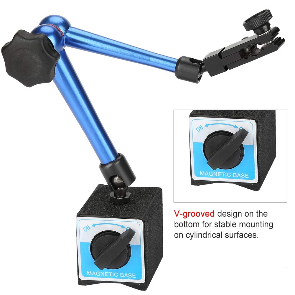 Magnetic Base Holder Flexible Magnetic Base for Level Dial Indicator Magnetic Force 40KG Pack of 2