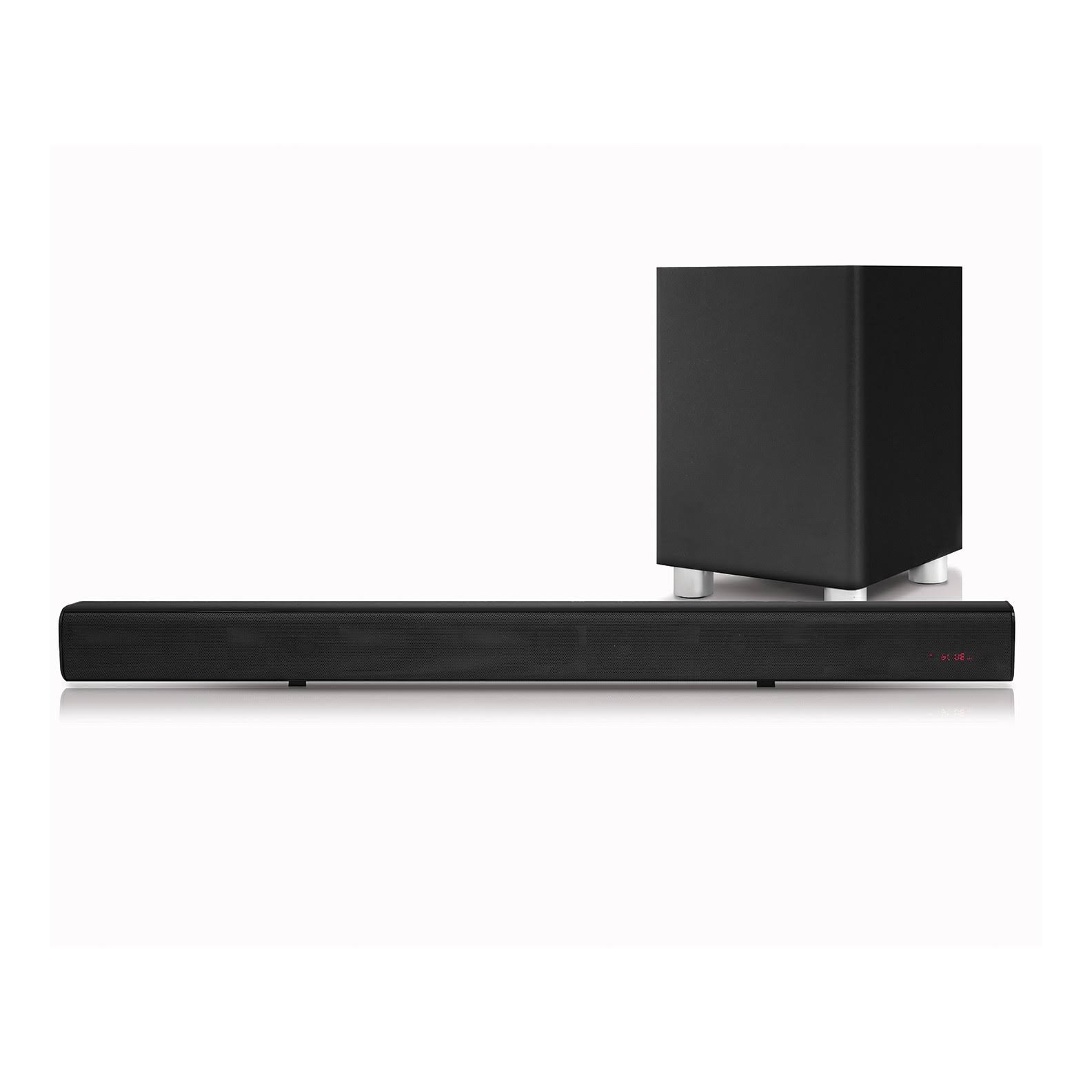Pure Acoustics Sound Bar with Wireless Subwoofer - Black (SBW175B)
