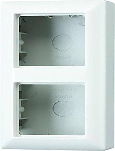 Surface Mounted Housing 2-Gang White As 582 A WW