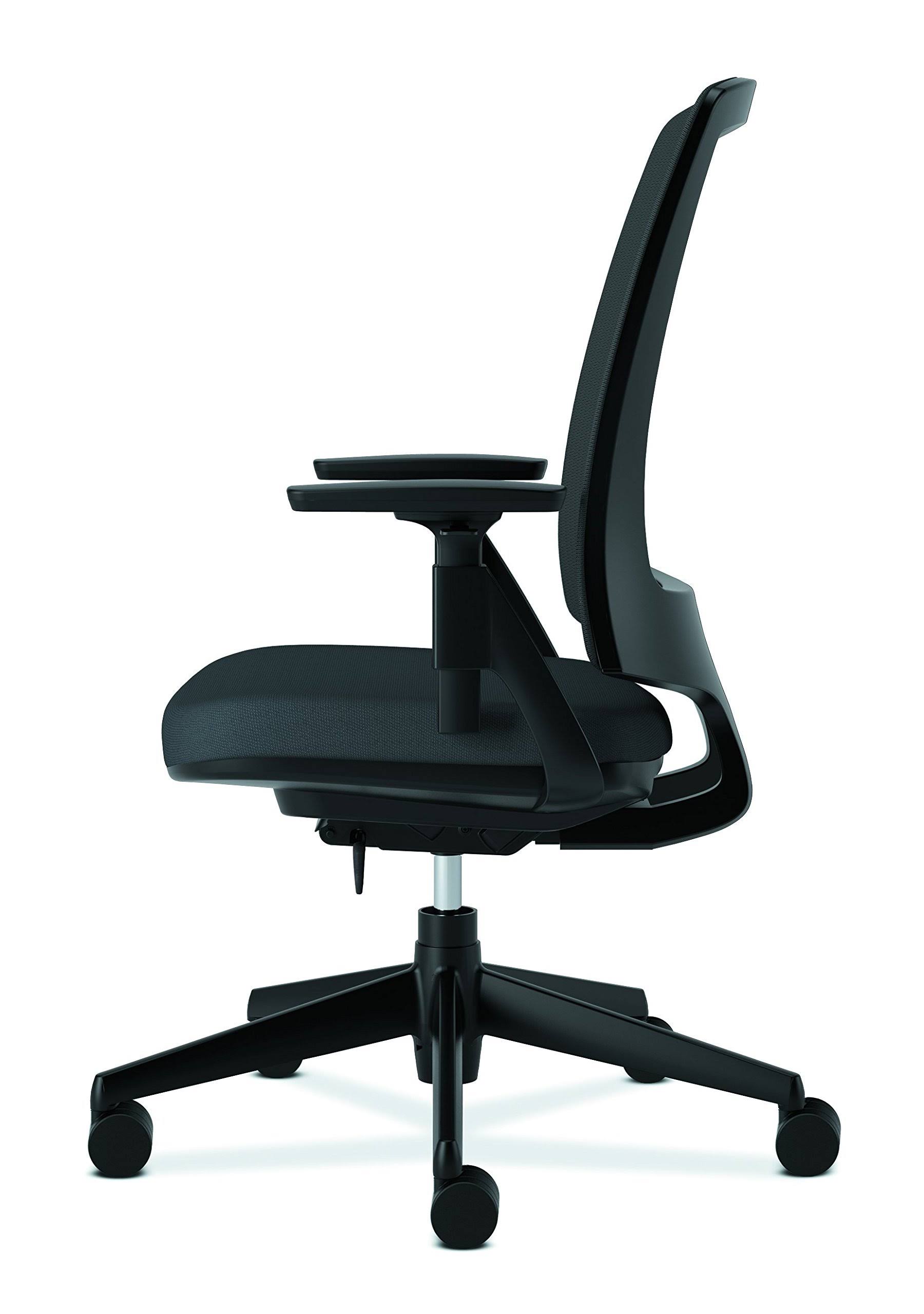 HON HON2281VA10T Lota Office Chair - Mid Back Mesh Desk Chair or Conference Room Chair Black (h2281)