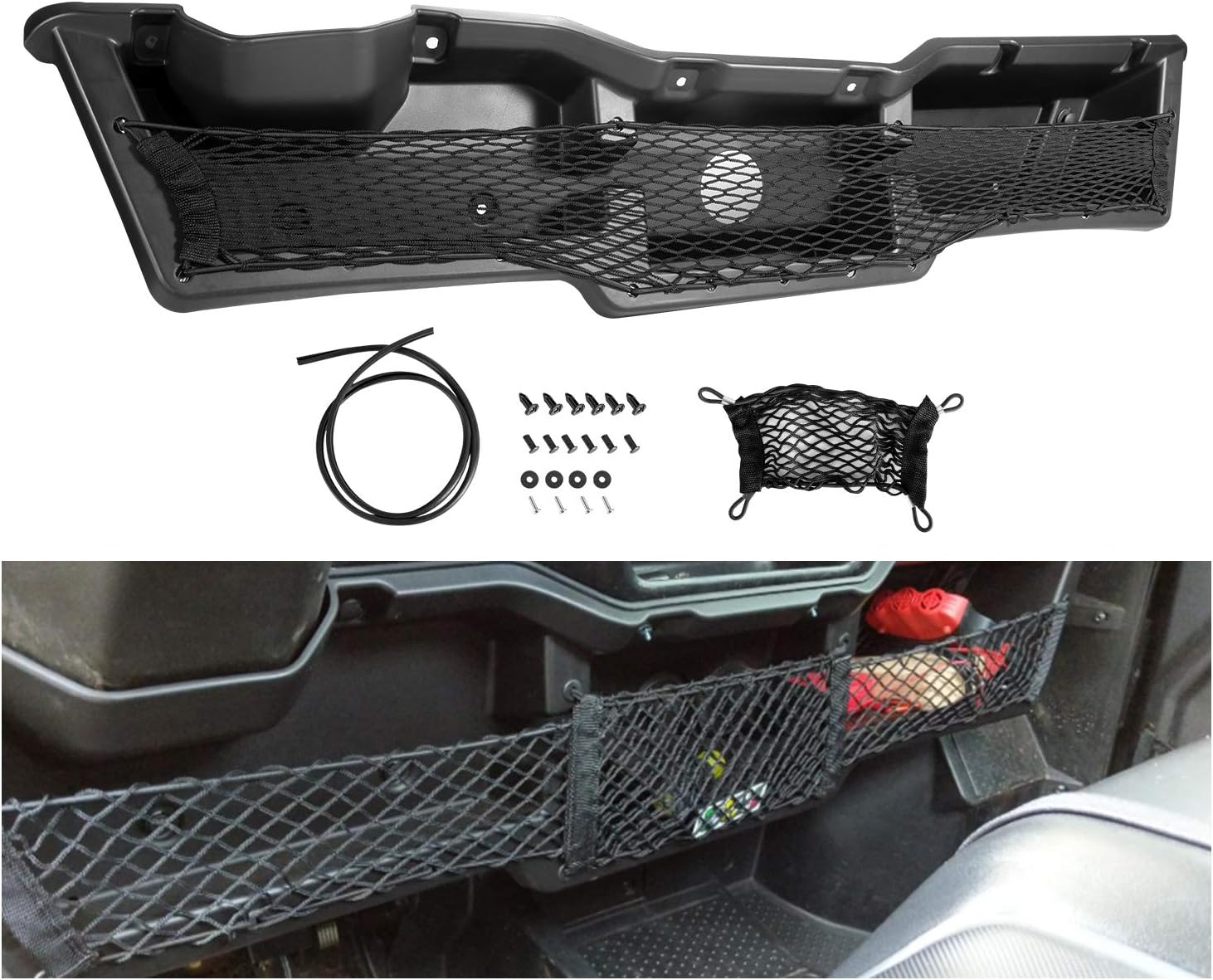 A&UTV PRO Under Dash Storage Pocket Box, Compatible with 2016-2021 Honda Pioneer 1000 Accessories Seater 3P 5P, 1000-5,1000-3 Accessories Replace #08L71-HL4-F00