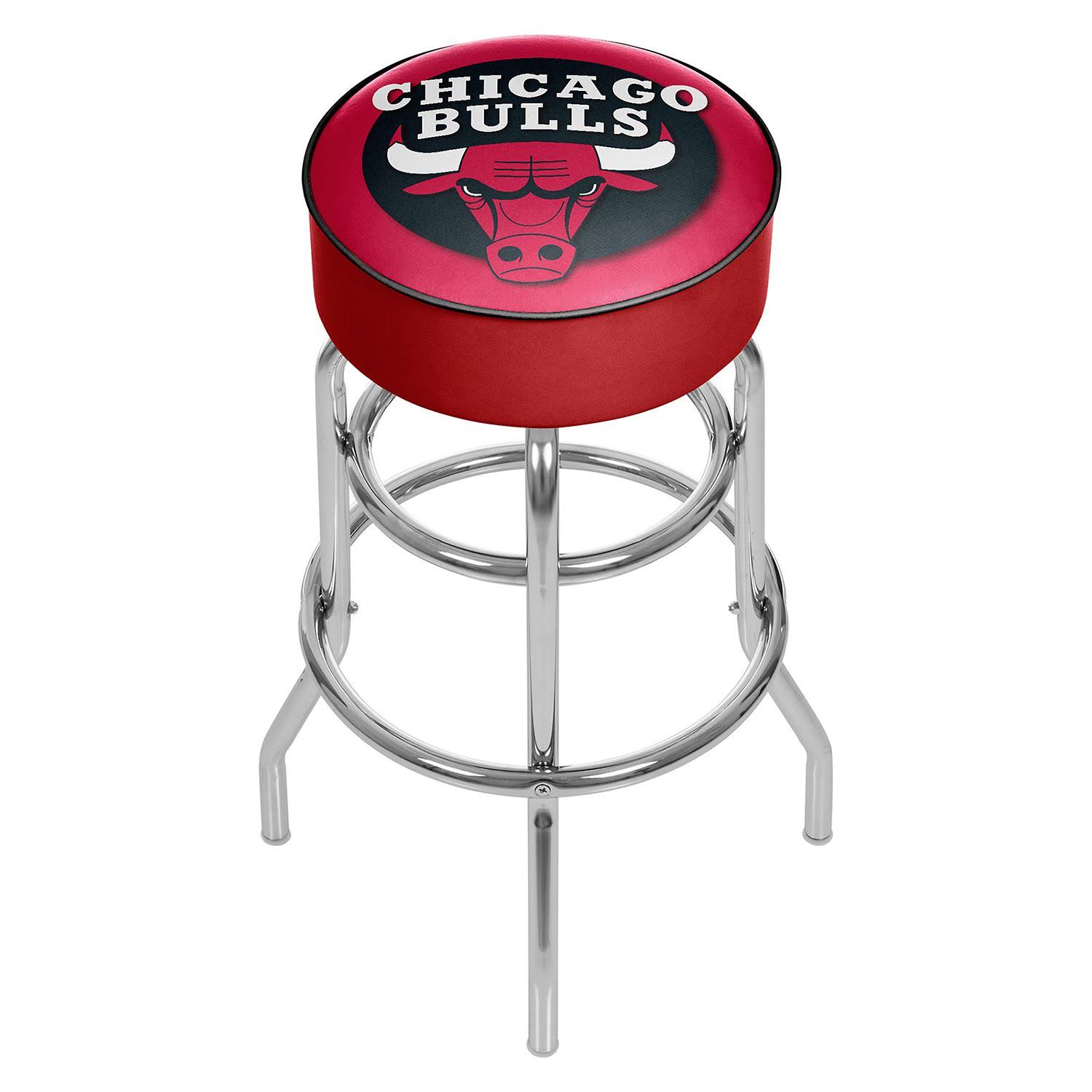 Chicago Bulls Hardwood Classics Bar Stool with Back