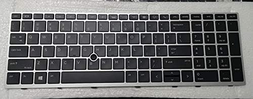 New Laptop Keyboard for HP Elitebook 850 G5 755 G5 zbook 15u G5 US with Backlit Pack of 2