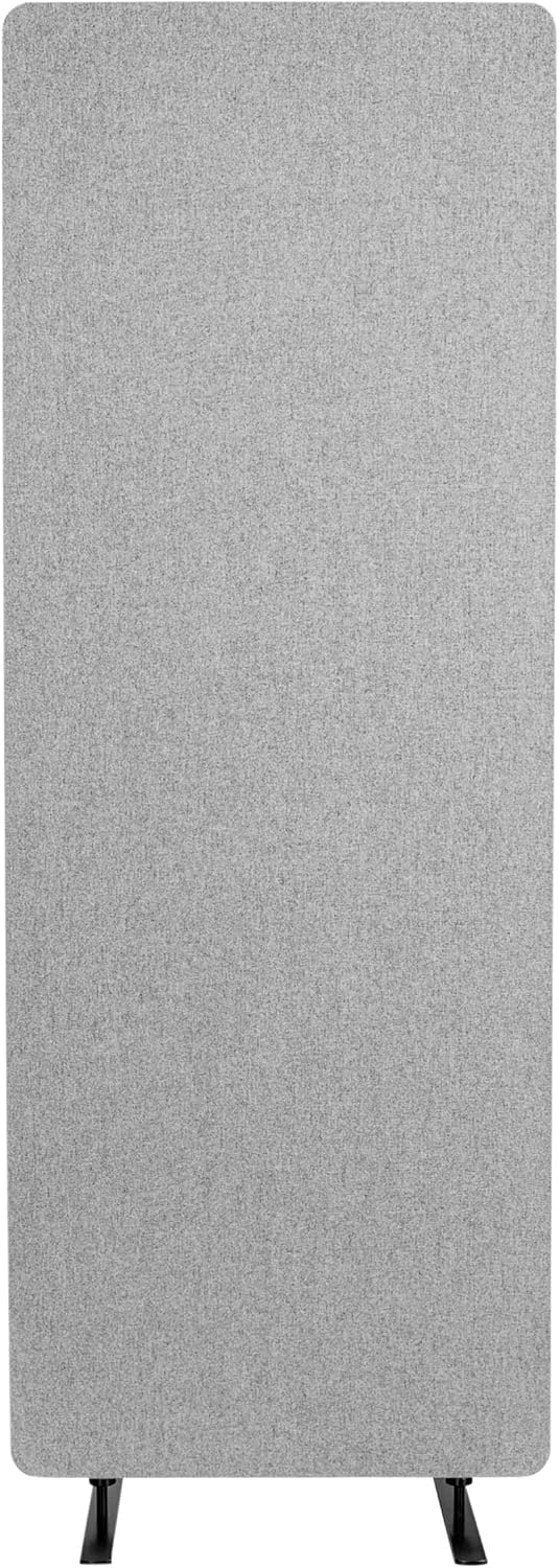 Stand Up Desk Store ReFocus Freestanding Noise Reducing Acoustic Room Wall Divider Office Partition (Cool Gray, 23.6