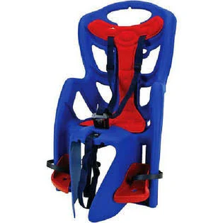Bellelli Pepe Bike Rack Mounted Baby Carrier, Red/Blue