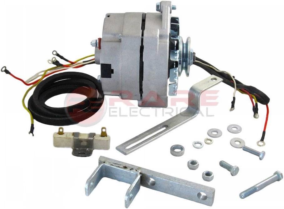 Rareelectrical NEW ALTERNATOR CONVERSION KIT COMPATIBLE WITH FORD NAA TRACTOR GENERATOR 501 640 641 651 660