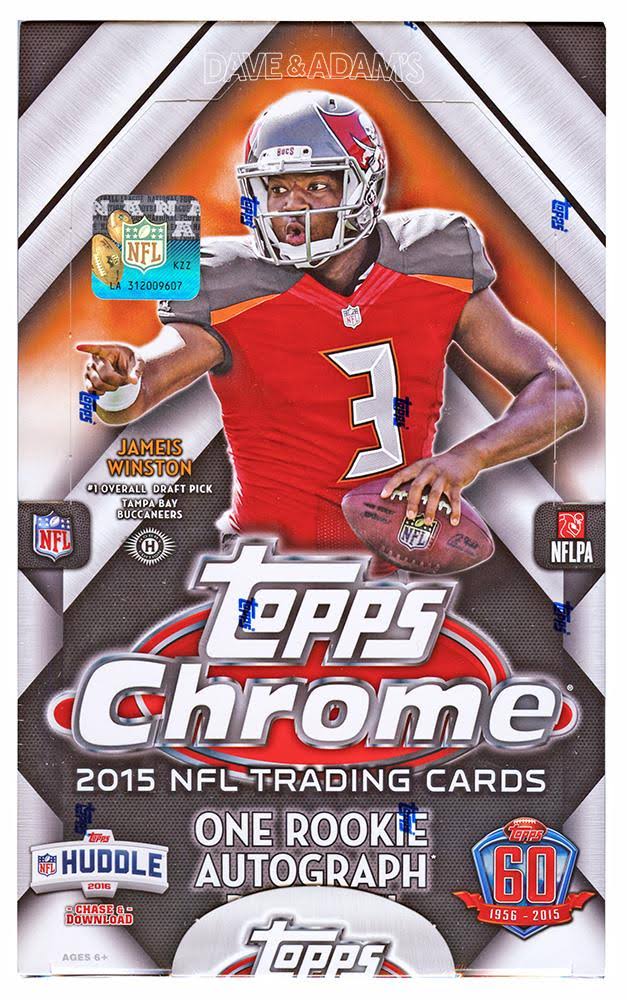 NFL 2015 Topps Chrome Football Trading Card Hobby Box [24 Packs]