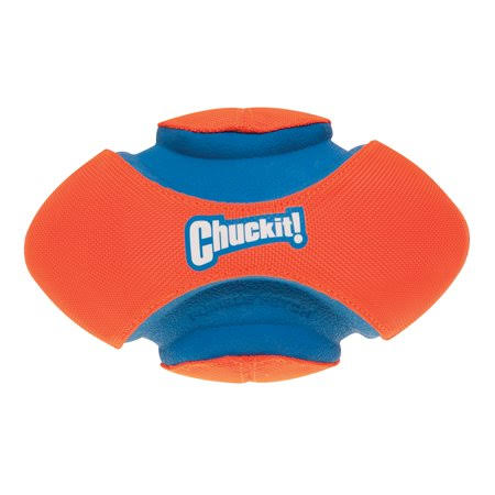 Chuckit! Fumble Fetch Bouncing Football Dog Toy, Regular - 2 Pack, Blue