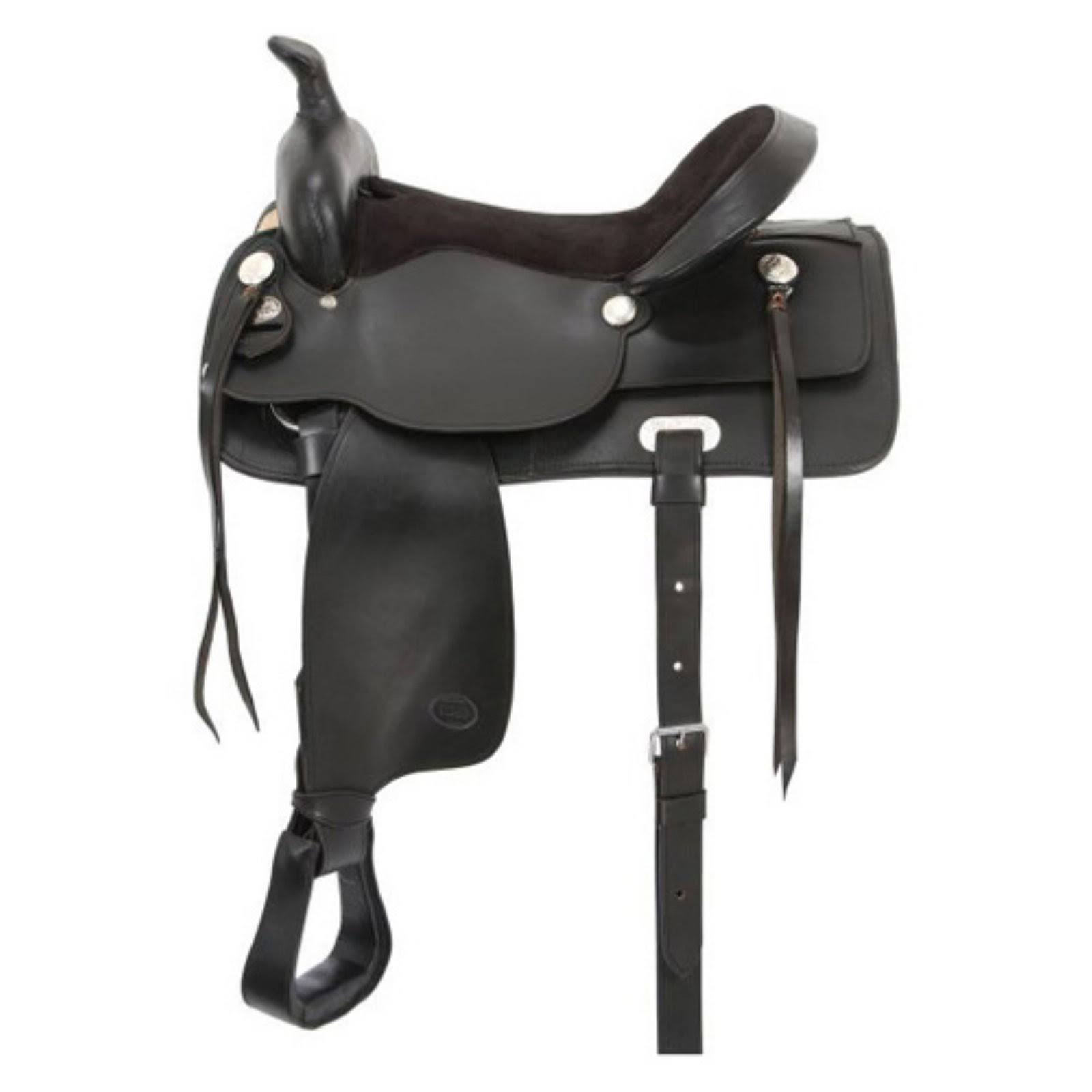 King Series Pleasure Trail Saddle, Black