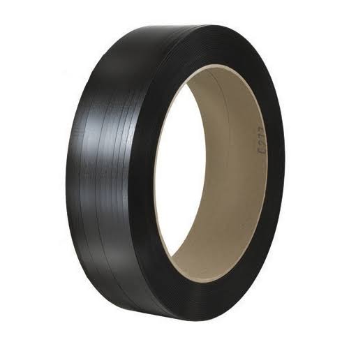 Signode Comparable Hand Grade Strapping Black 1/2x22 x 8000& Roll on 16x22 x 6x22 Core PSH716