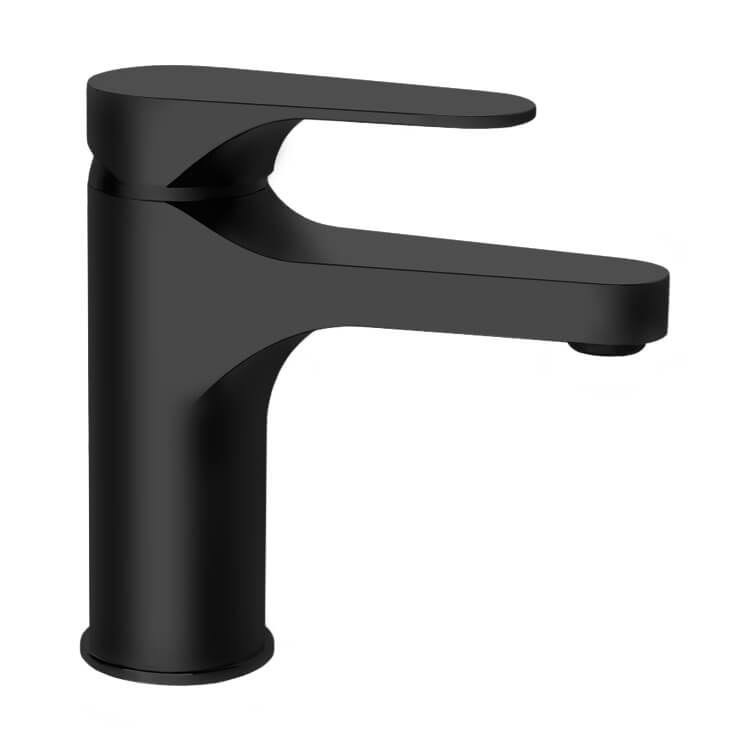 Matte Black Single Hole Bathroom Faucet, Class Line Remer L11USNL-NO by Nameeks
