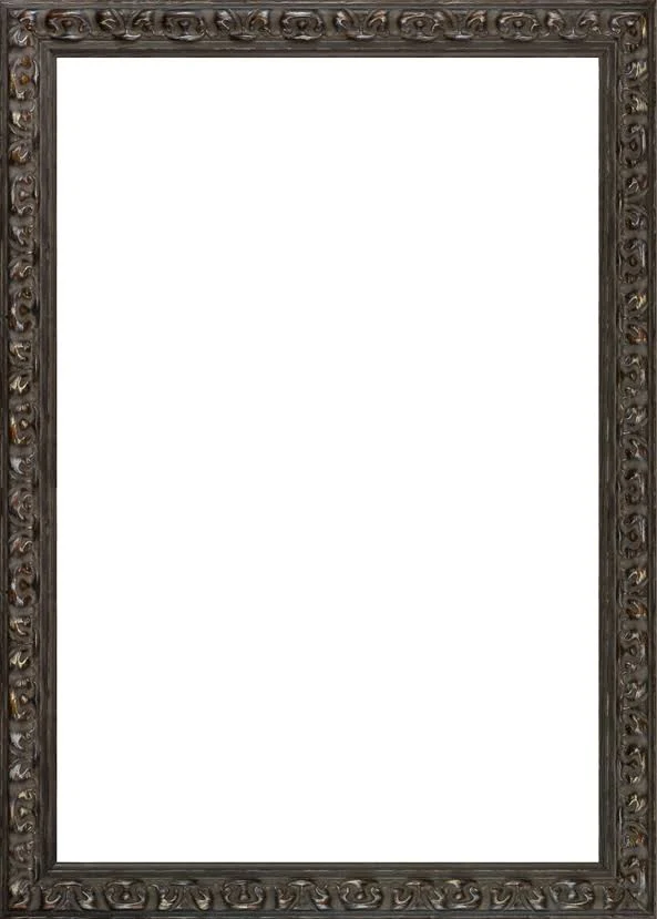 Brimfield Weathered Black Frame 24x22 x 36x22 Museum Frame