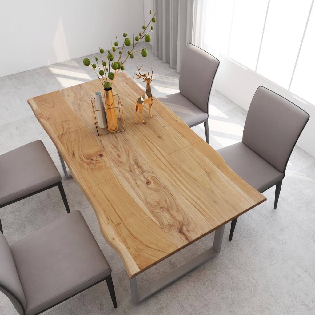 vidaXL Dining Table 70.9x22x35.4x22x29.9x22 Solid Acacia Wood
