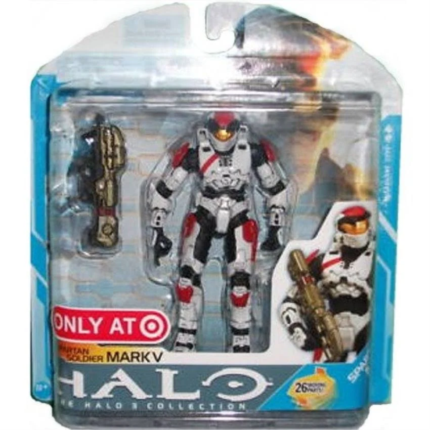 McFarlane Toys Halo 3 Series 7 Spartan Soldier Mark V Exclusive Action Figure White