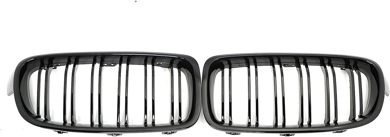 XOPIYAO F30 Grille M Color Gloss Black,Front Replacement Kidney ABS Grille Grill Compatible with 2012 2013 2014 2015 2016 2017 2018 BMW 3 Series F30 F31 F35 Pack of 2