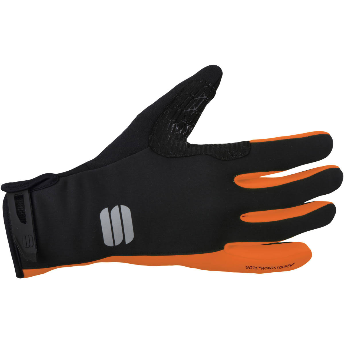Sportful Essential 2 Windstopper Gloves - Black-Orange SDR