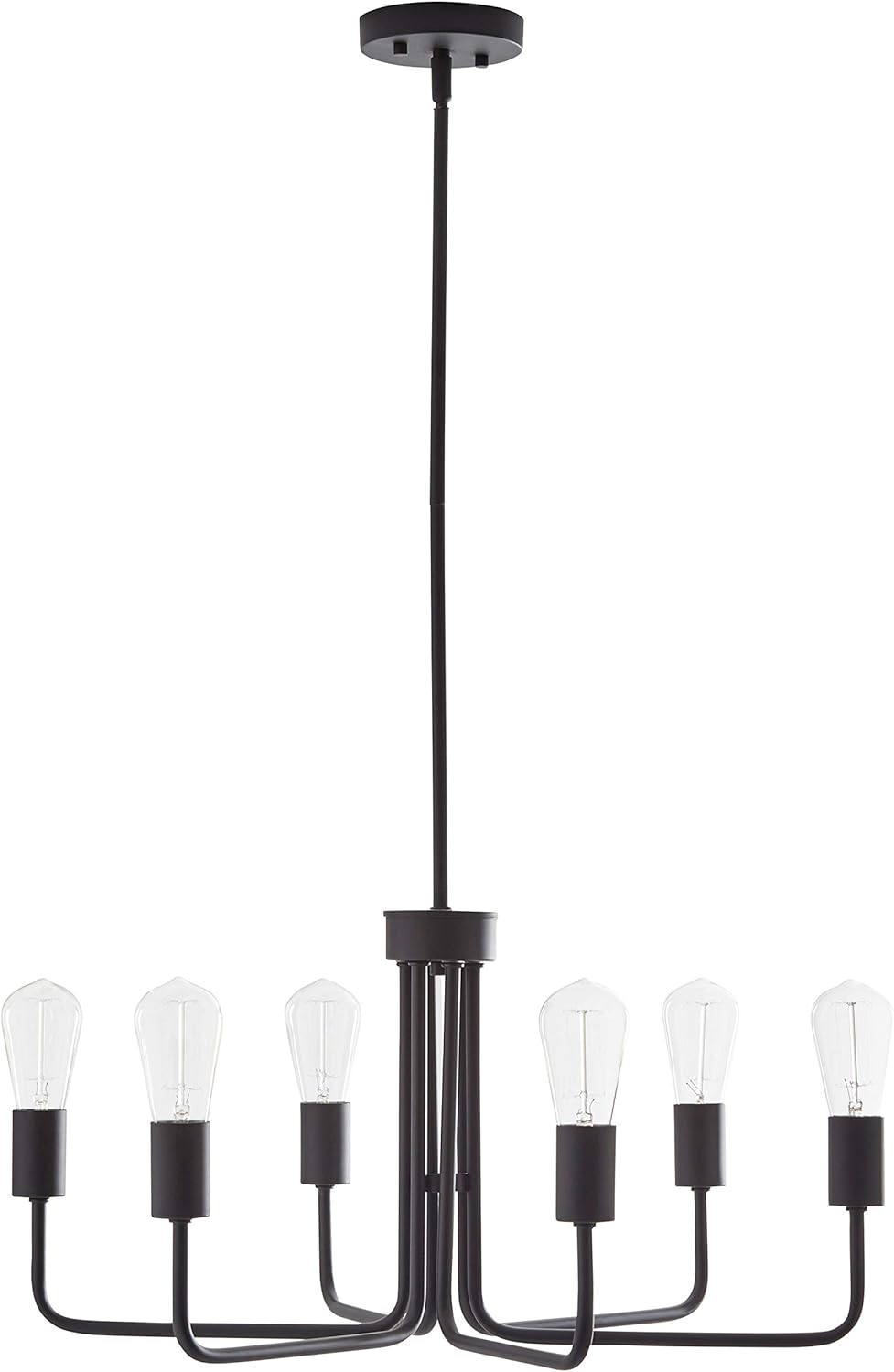 Amazon Brand &ndash; Stone & Beam Modern Chandelier Light with Bulb, 60.3