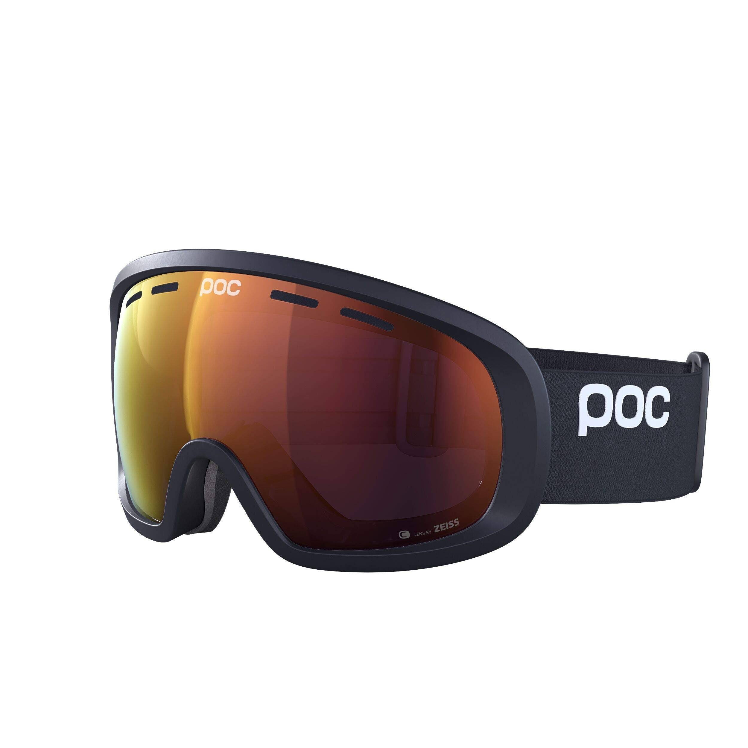POC Fovea Mid Clarity (Uranium Black / Orange spektris)