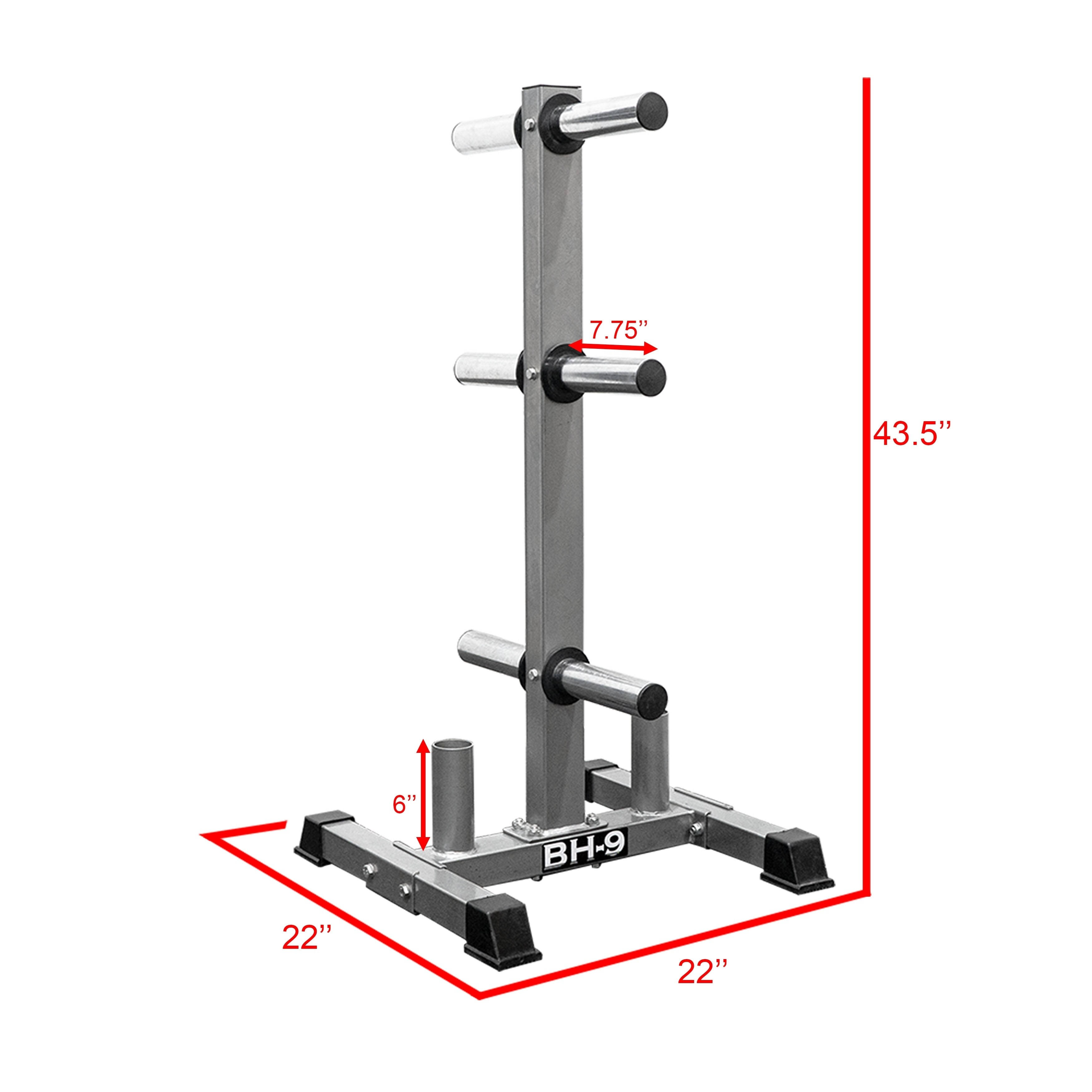 Valor Fitness BH-9 Olympic Bar Plate Rack