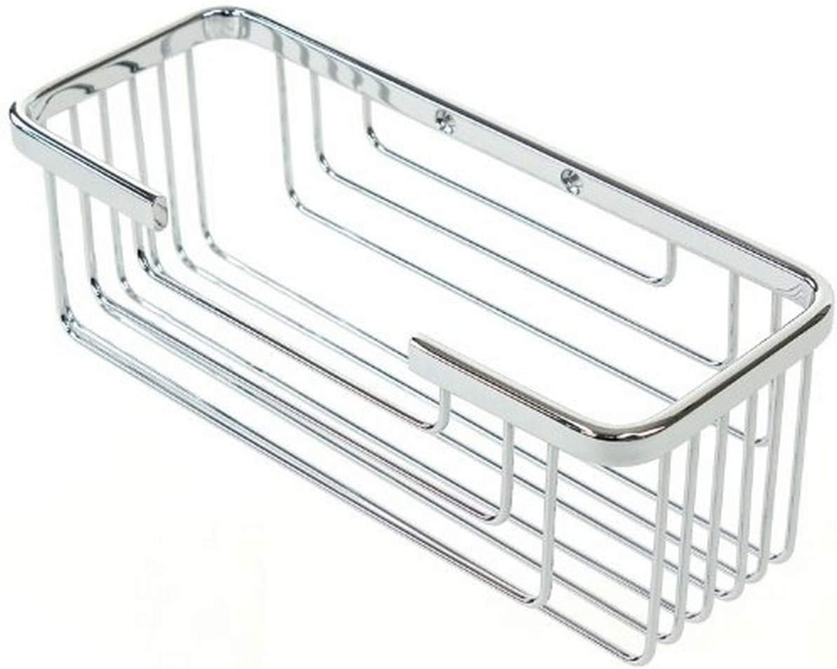 Gedy 2419 Wire Shower Basket, Chrome Pack of 2