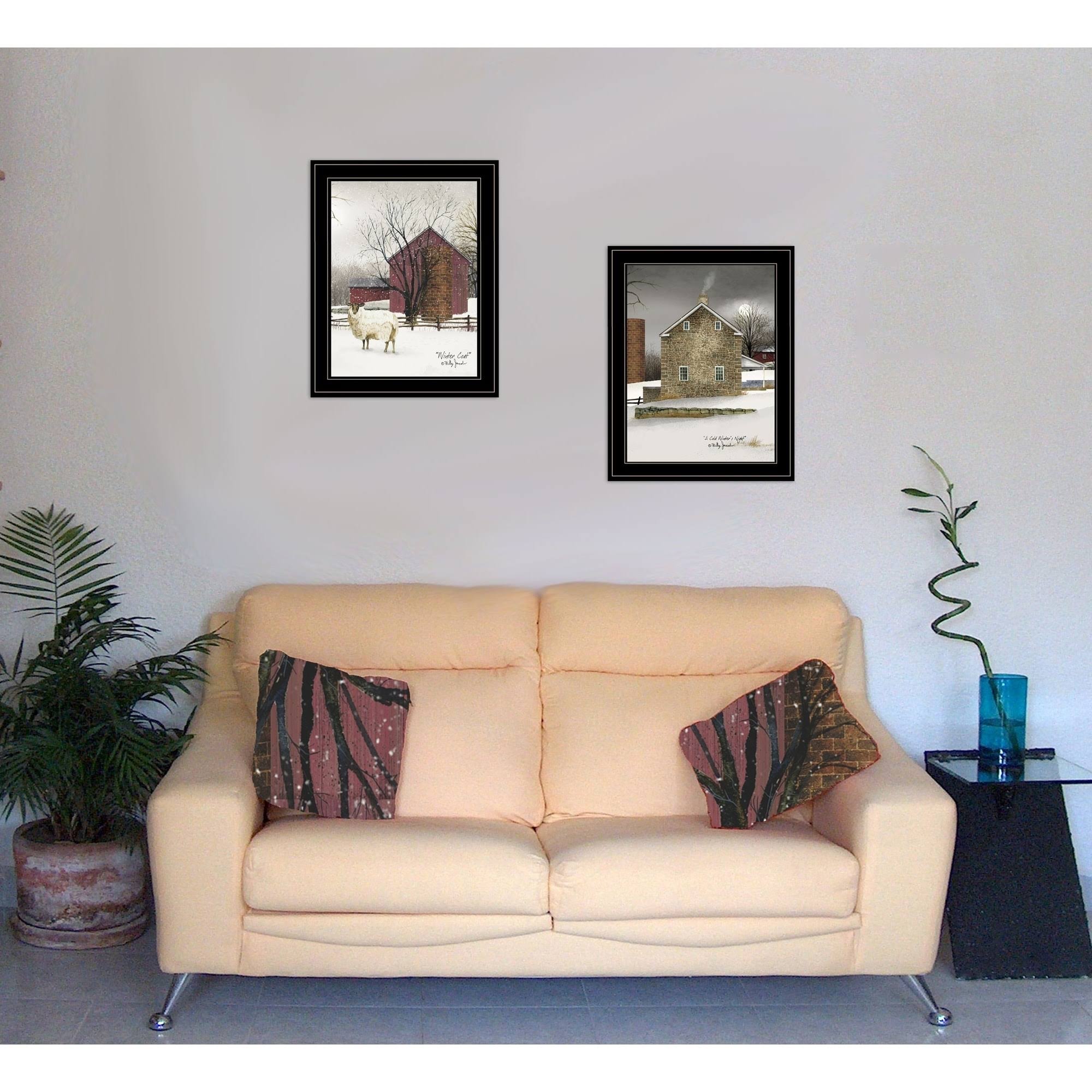 Cold Winter 2-Piece Vignette by Billy Jacobs, Black Frame
