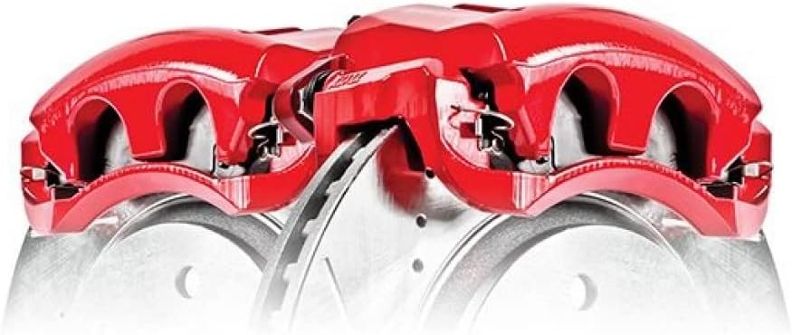Power Stop Brake Calipers For Ram 2500/3500 2011-2018 Front Red w/Brackets Pair | S5172