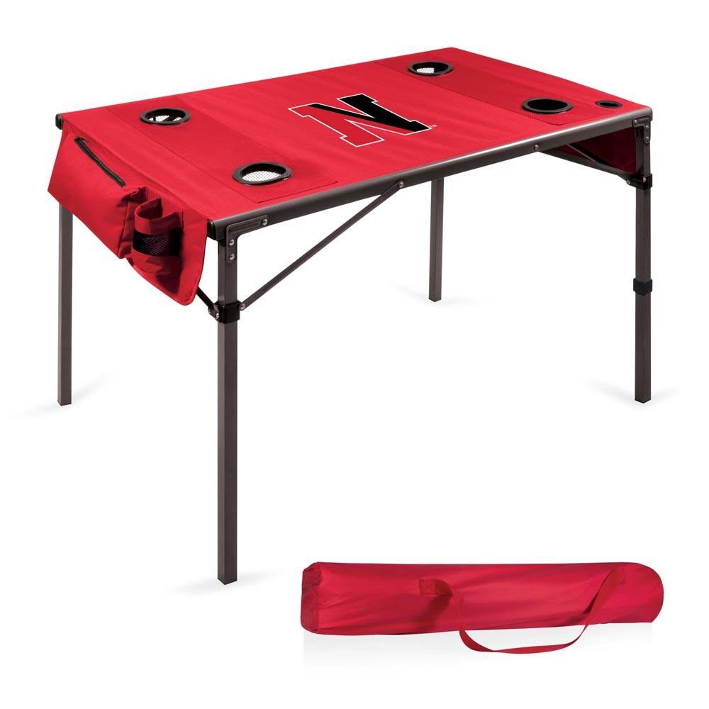 Northeastern Huskies Black Travel Table