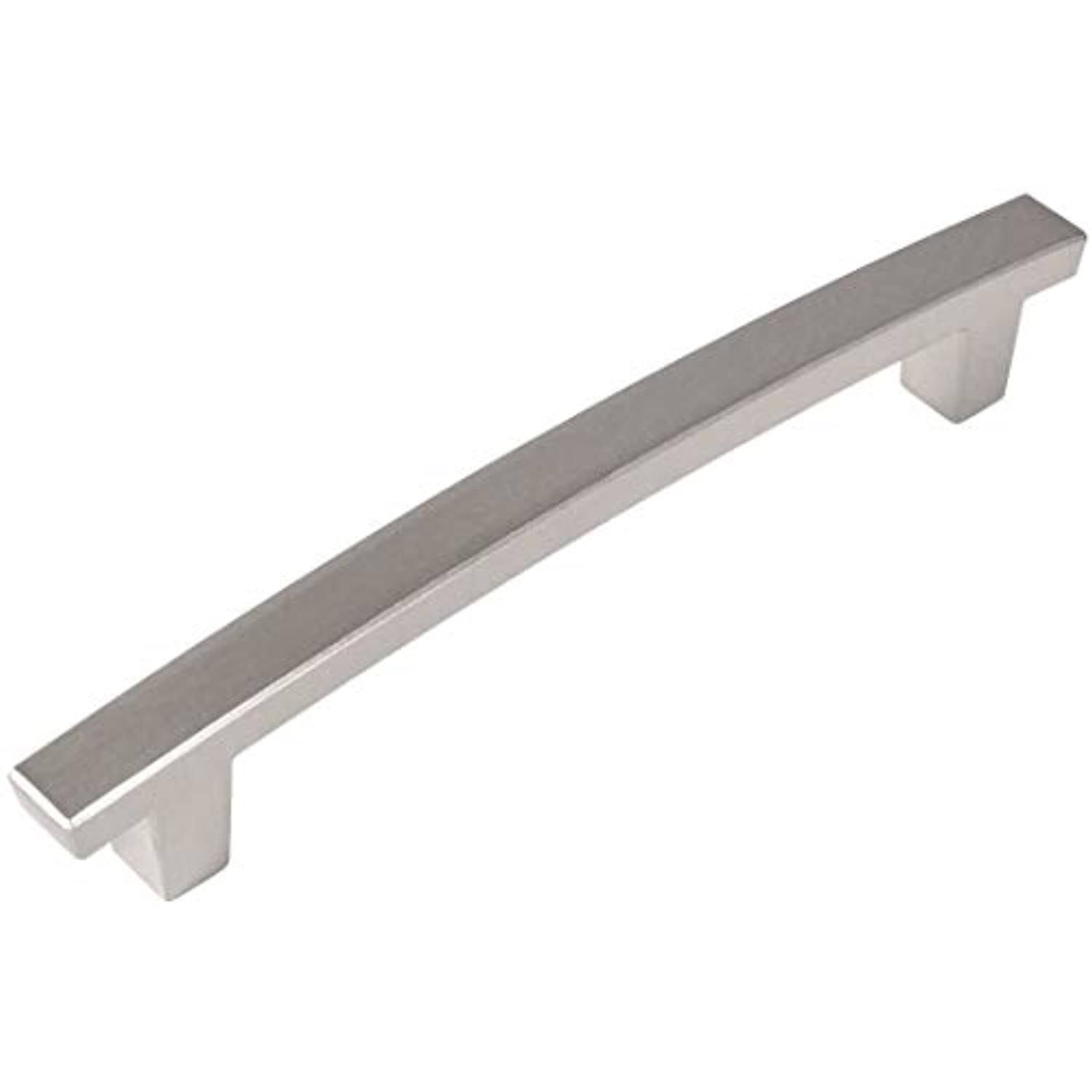 Cosmas 5239SN Satin Nickel Contemporary Cabinet Hardware Handle Pull - 5x22 Hole Centers - 25 Pack