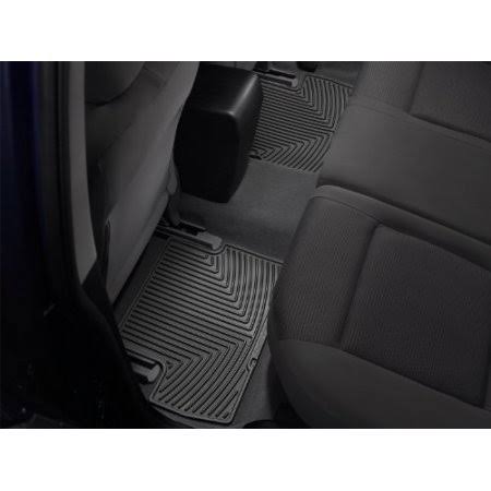 WeatherTech W194-W20 Floor Mat, Rubber, Front/Rear, Black
