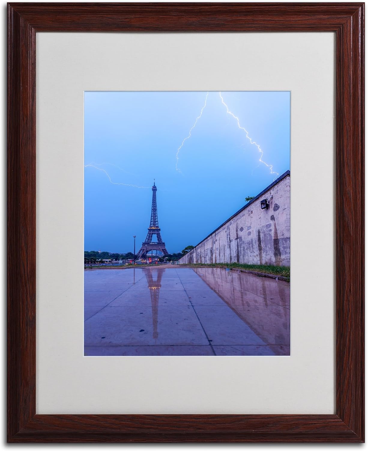 Apocalypse Day Artwork by Mathieu Rivrin, 16 by 20-Inch, Wood Frame Pack of 2