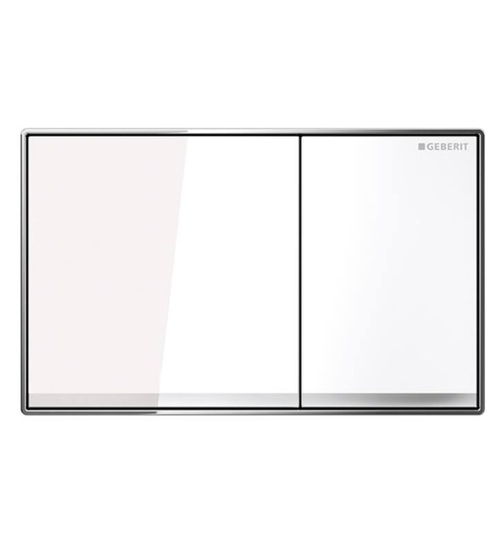 Geberit 115.640.SJ.1 Sigma60 Dual Flush Actuator Plate - Black Glass