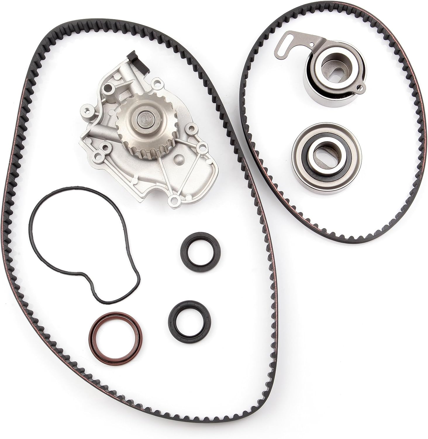 Timing Belt Kit including timing Belt water pump with gasket tensioner bearing etc,OCPTY Compatible for 1997 1998 1999 Acura CL/1994 1995 1996 1997 1998 1999 2000 2001 2002 Honda Accord
