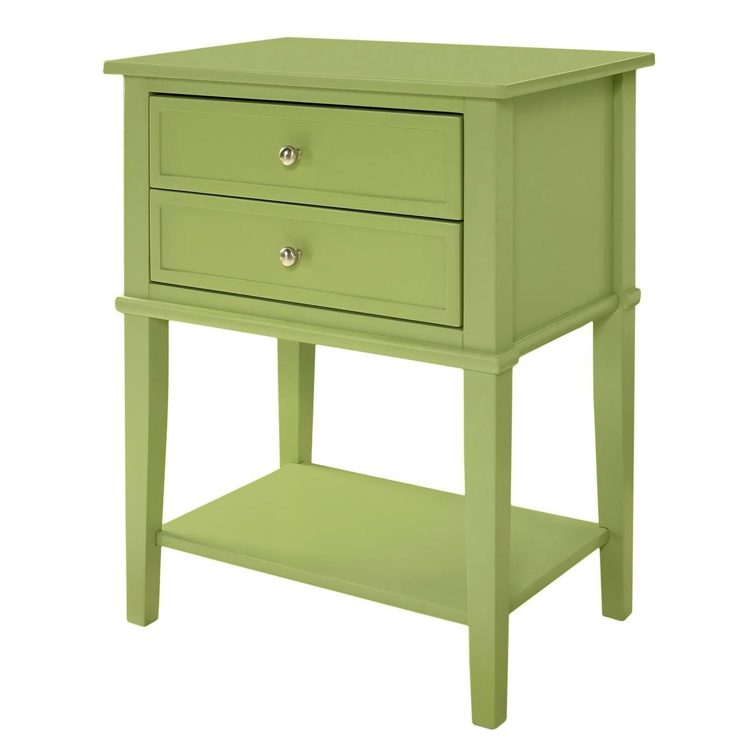 Durham Accent Table with 2 Drawers - Green - Room u0026 Joy