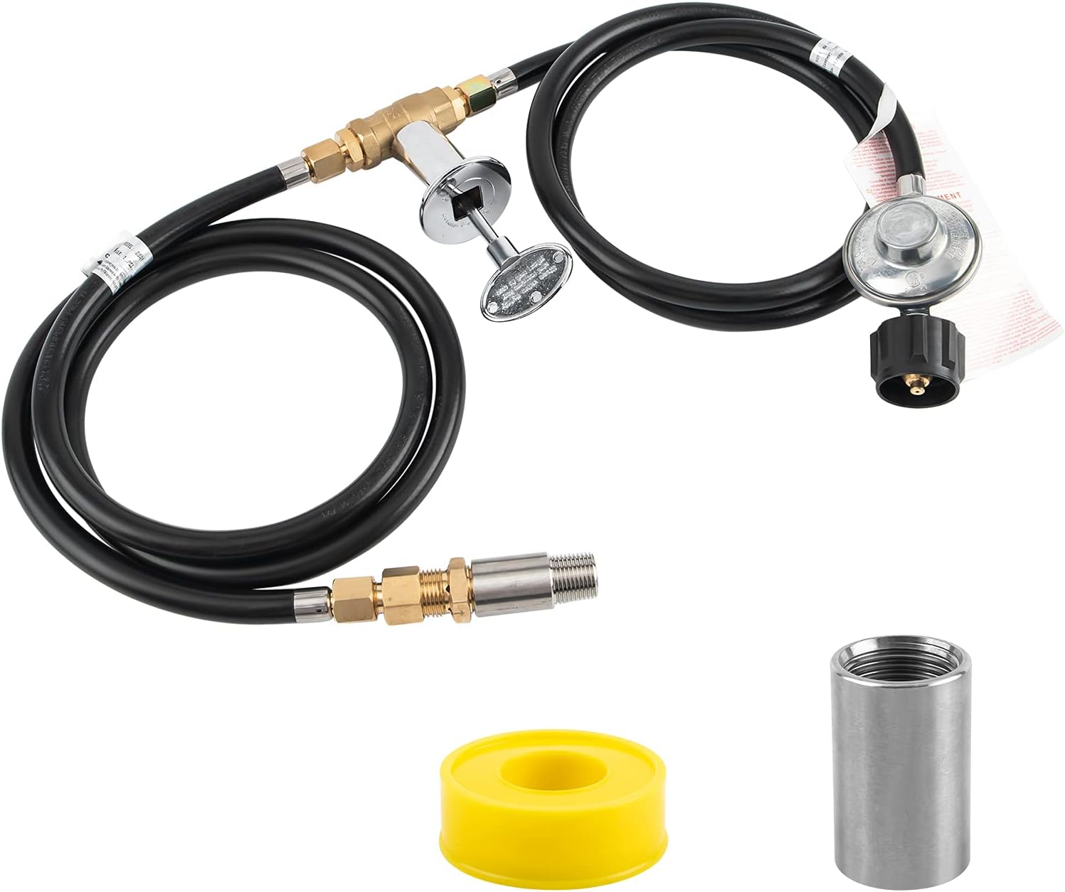 Panghuhu88 Propane Fire Pit Kit,Fire Pit Installation Kit 1/2