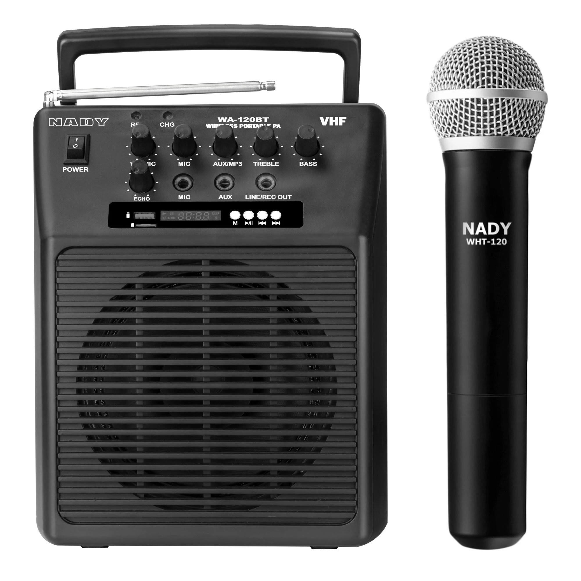 Nady WA-120BT HT Wireless Portable Compact P.A Full-Range Speaker System