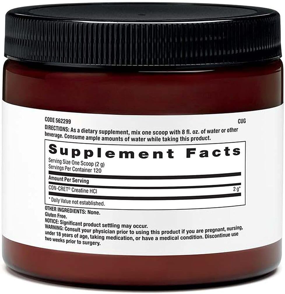 Beyond Raw Chemistry Labs Creatine HCl Powder | Improves Muscle Performance | 120 Servings Pack of 2