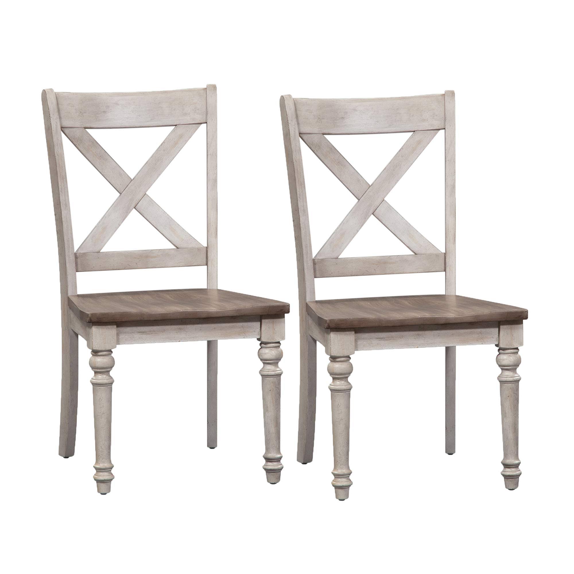 Liberty Furniture Cottage Lane x Back Wood Seat Side Chair -Set of 2