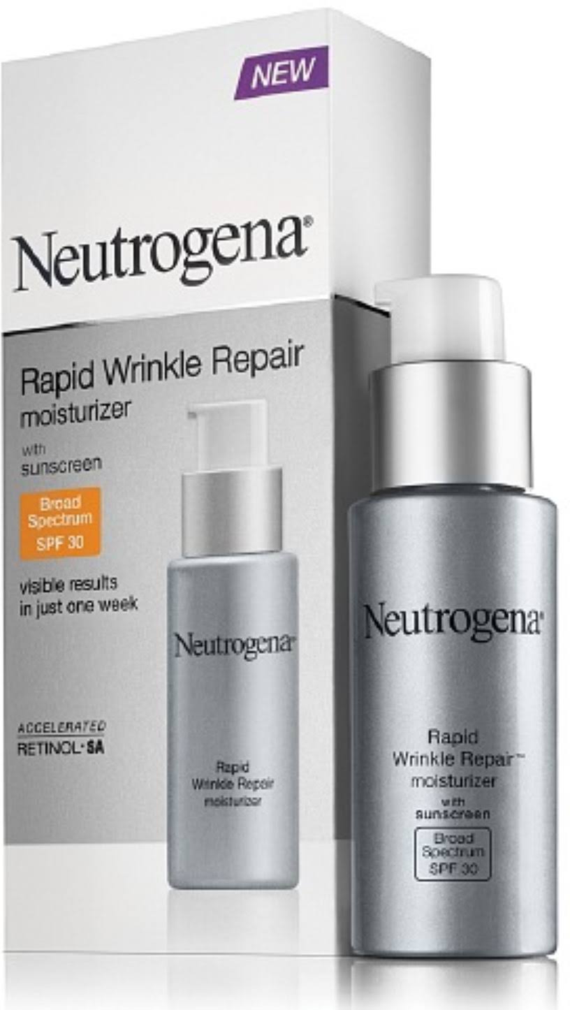 Neutrogena Rapid Wrinkle Repair Moisturizer, SPF 30, 1 oz (Pack of 3)