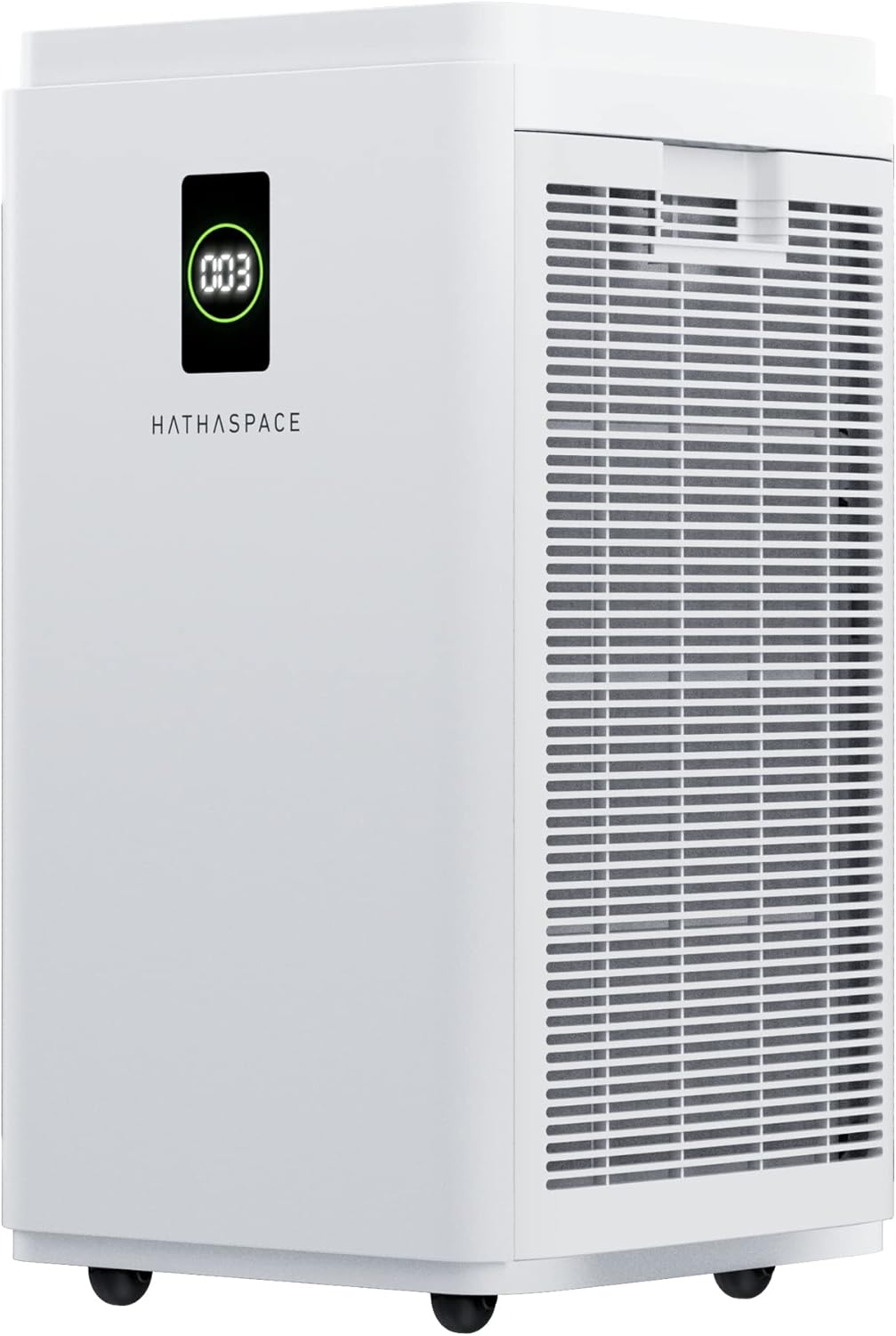 HATHASPACE Dual Filtration Air Purifier for Home Large Room, Office, with True HEPA Air Filter for Allergies, Pets, Smoke, Quiet Smart Air Cleaner, Removes 99.9% of Dust, Mold, Pet Dander, Odors, Pollen - HSP003 - 2800 Sq. Ft. Coverage - H13 True HEP