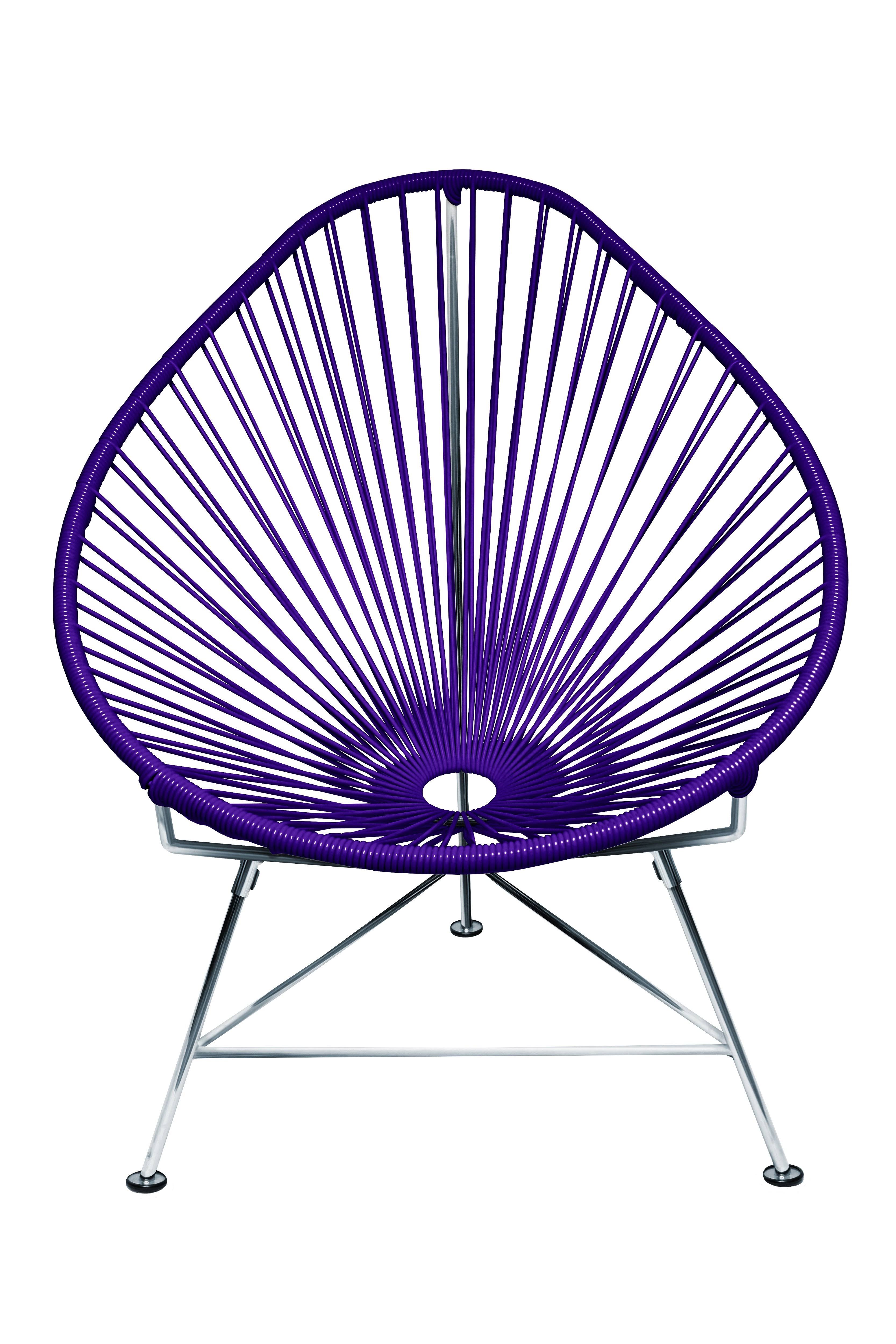 Innit Designs Junior Acapulco Chair | Chrome/Purple