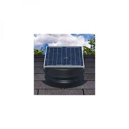 Solar Attic Fan 36-Watt - Black - with 25-Year Warranty - Florida Rated by Natural Light