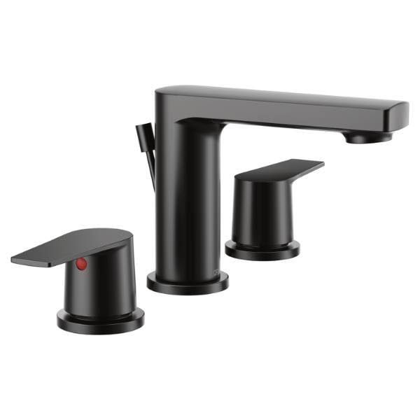 Cfg Slate 2-Handle Widespread Bathroom Faucet in Matte Black 40606BL